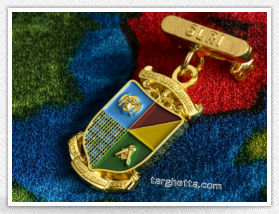 3D Colored Pin Badges