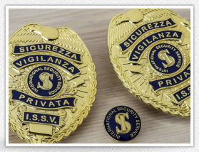 Fully customized badges.